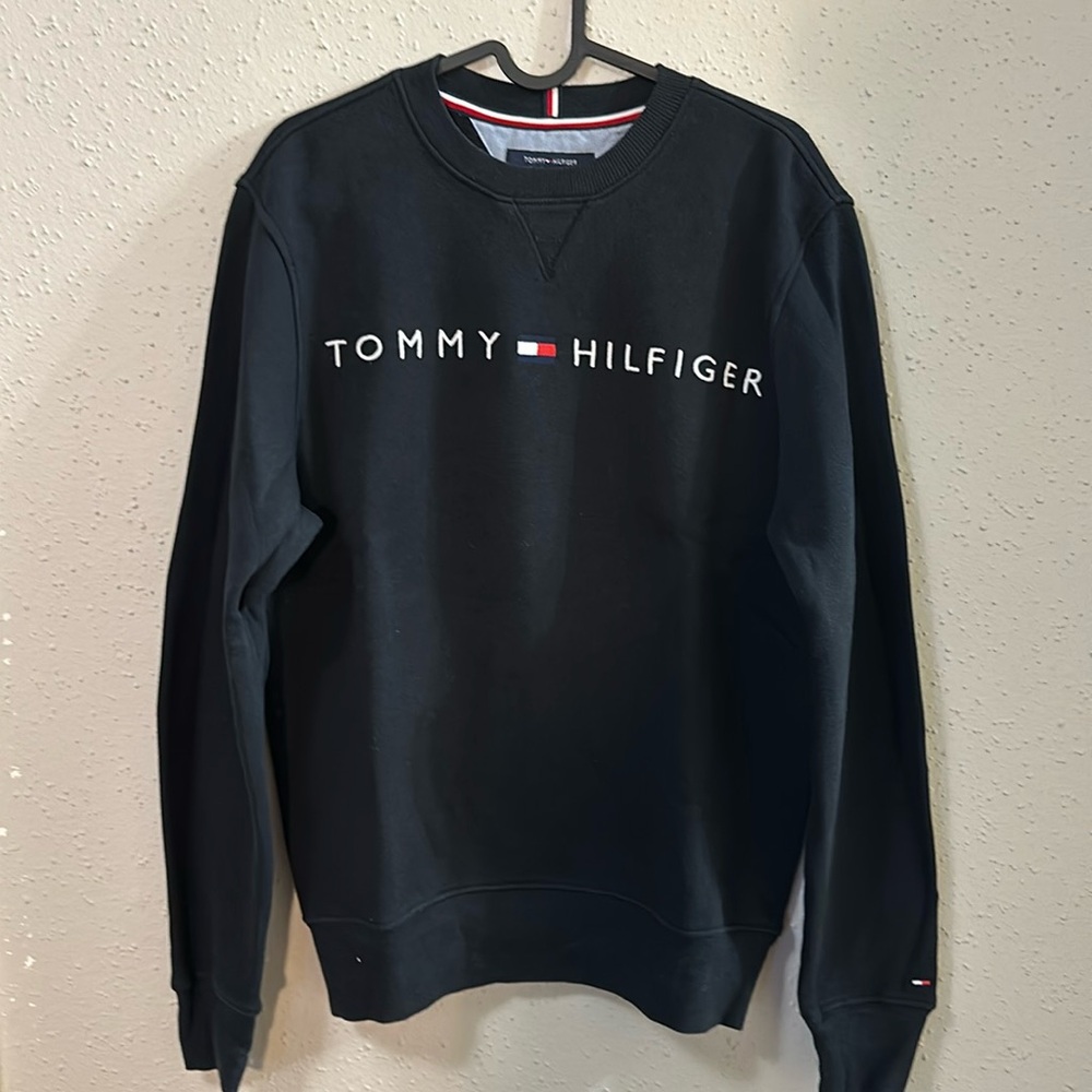 tommy hilfiger mens navy sweatshirt